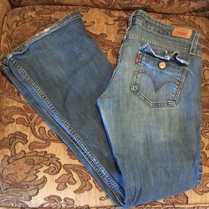 Denizen from Levi's Blue Flare & Wide Leg Jeans
